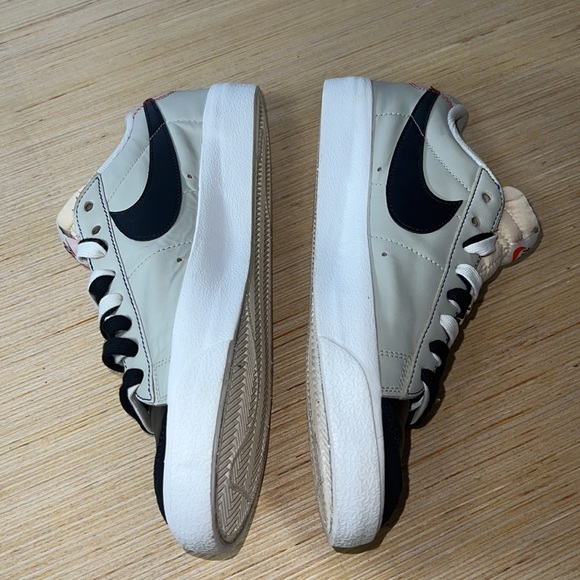 Nike Blazer Low 77 Black Natural Removable Swoosh removable swoosh’s not incl. - Picture 5 of 12
